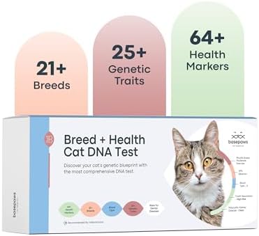 Basepaws Cat DNA Test Kit - Comprehensive Breed Health and Dental ...